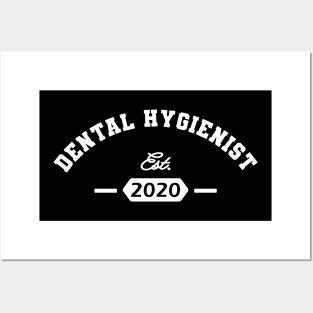 Dental Hygienist Est. 2020 Posters and Art